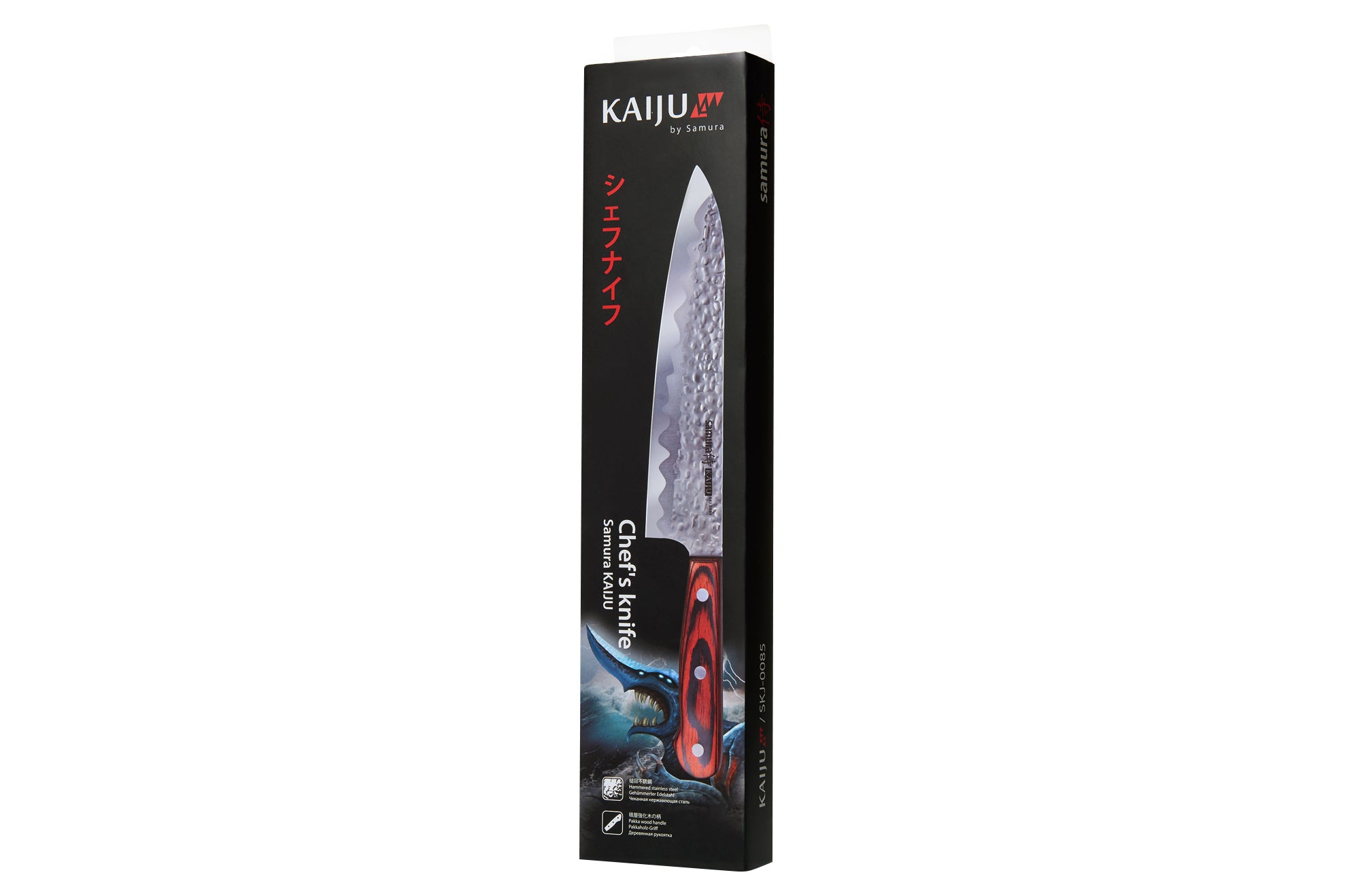 Precision Knives Samura Kaiju Chefs Knife in packaging