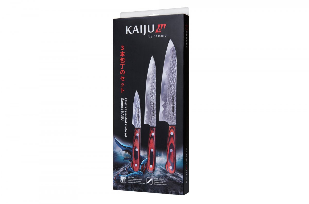 Precision Knives Samura Kaiju Set of 3 in packaging