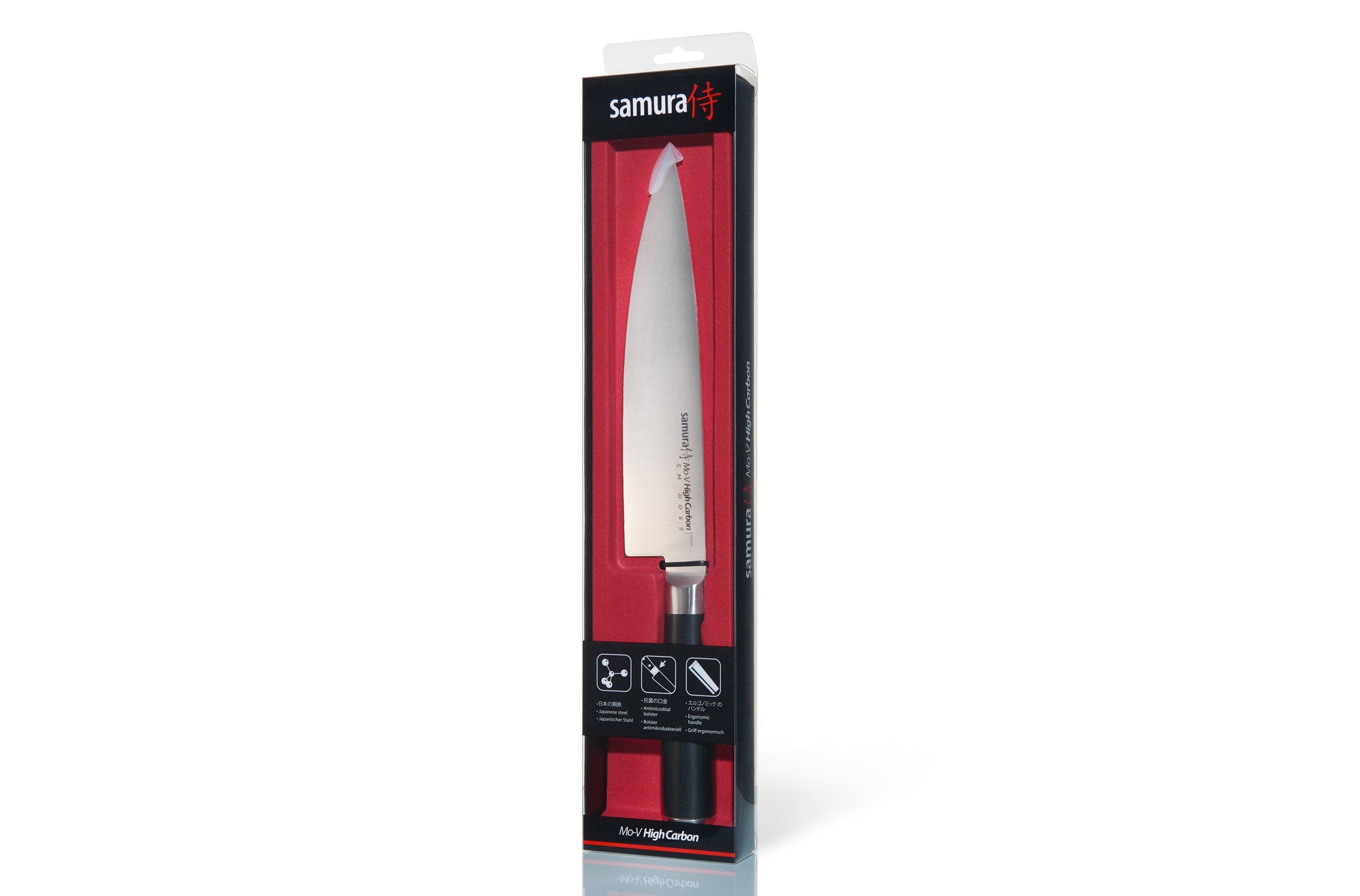 Precision Knives Samura MO-V Chefs Knife in packaging