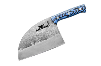 Precision Knives Samura Mad Bull Serbian Chefs Knife Blue Black Handle