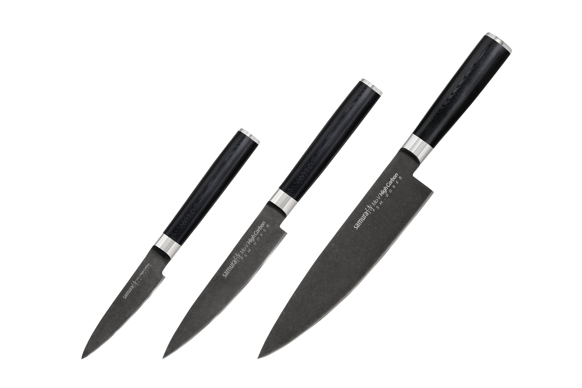 Precision Knives Samura MO-V Stonewashed Set of 3